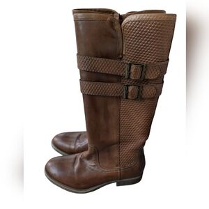 Bed Stu Brown Heeled Boots